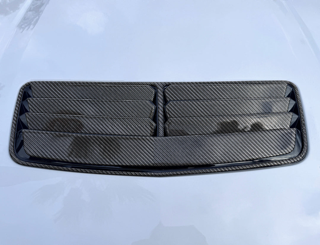 Hood Vent Accent Trim Fits 2024-2025 Ford Mustang