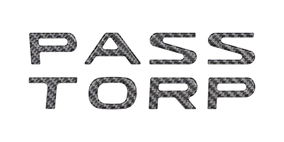 Front Bumper Letter Inserts Fits 2026-2026 Honda Passport