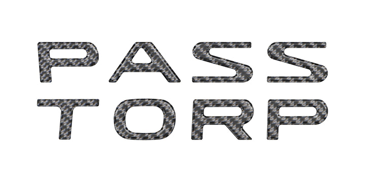 Front Bumper Letter Inserts Fits 2026-2026 Honda Passport