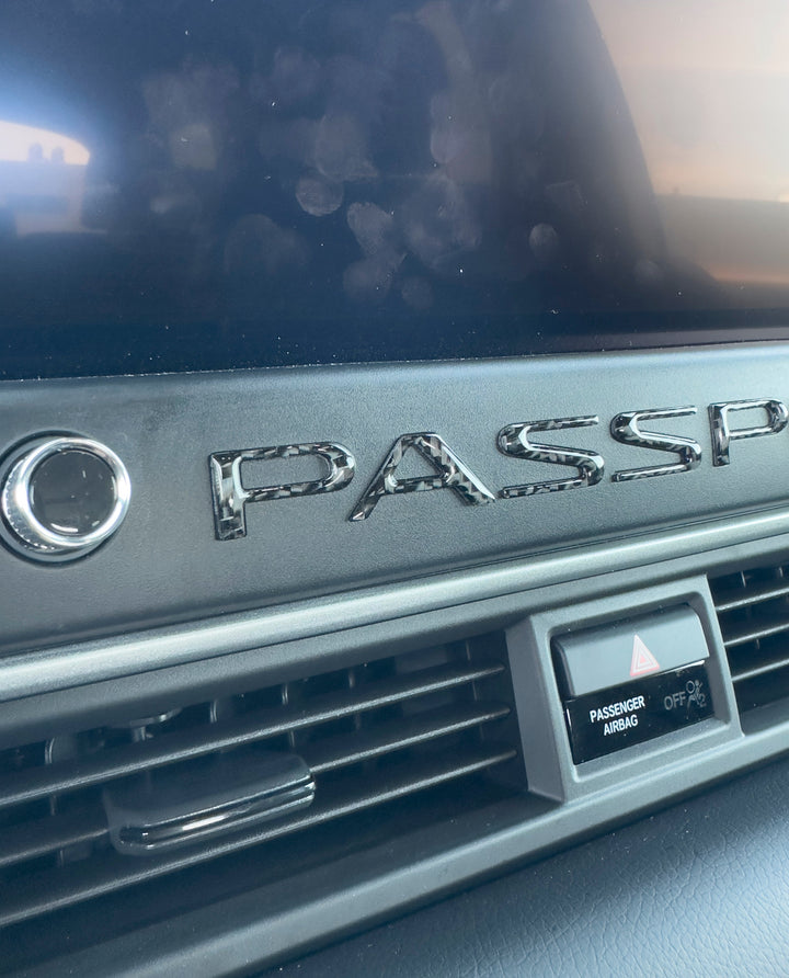 Dash Letter Inserts Fits 2026-2026 Honda Passport