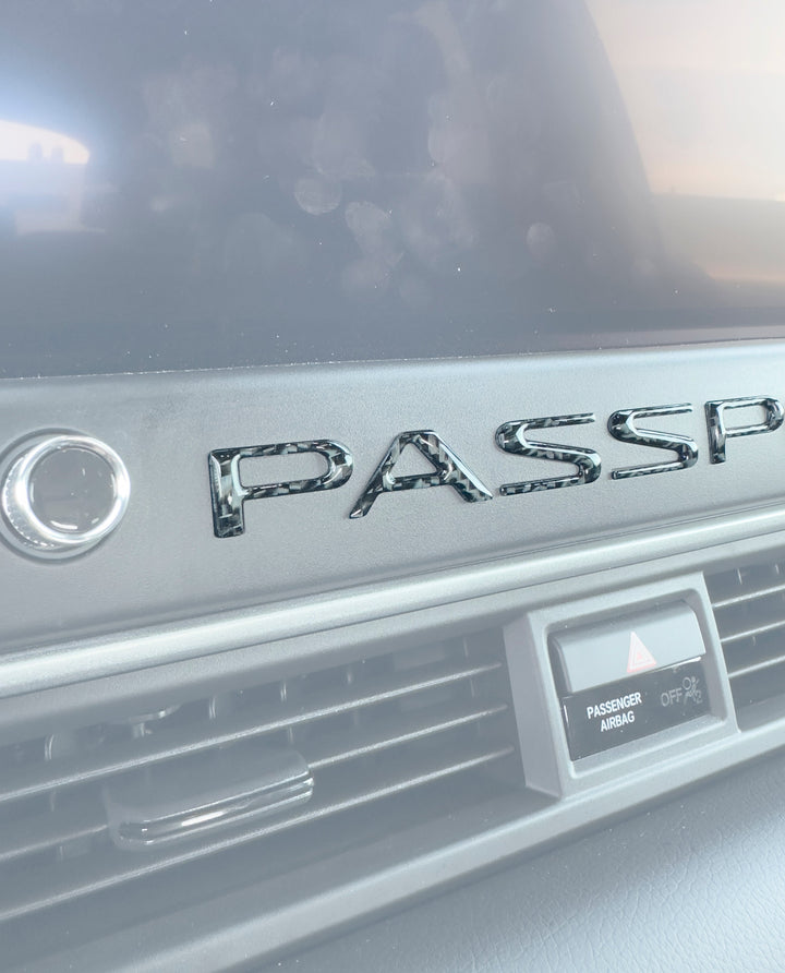 Dash Letter Inserts Fits 2026-2026 Honda Passport
