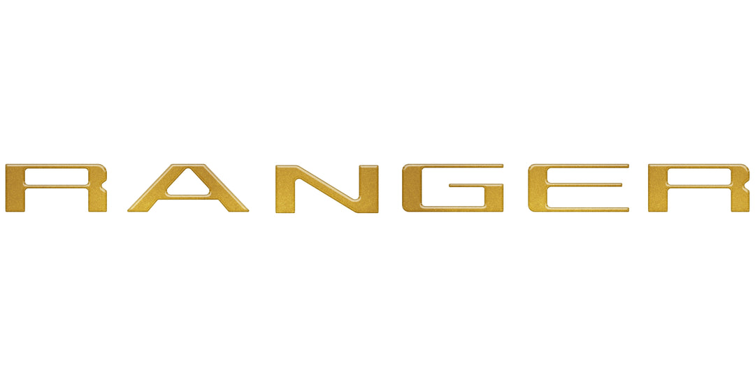 Tailgate Letter Inserts Fits 2024-2025 Ford Ranger