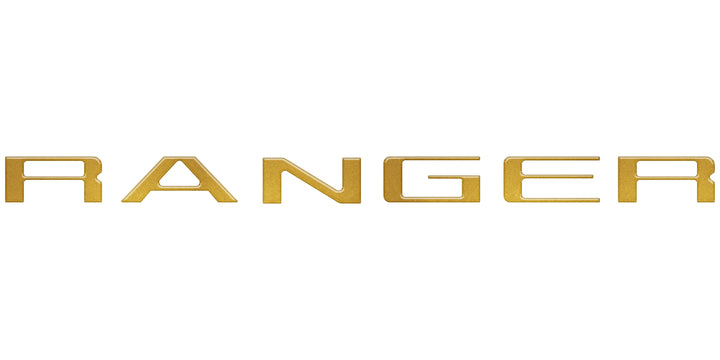 Tailgate Letter Inserts Fits 2024-2025 Ford Ranger