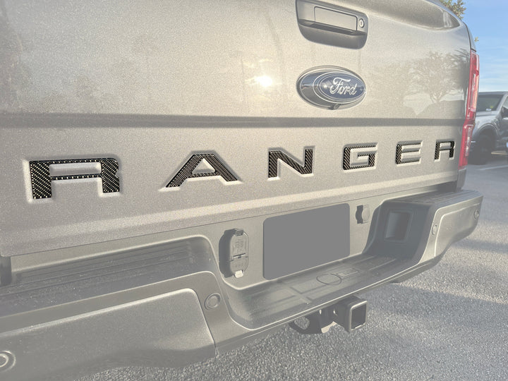 Tailgate Letter Inserts Fits 2019-2023 Ford Ranger