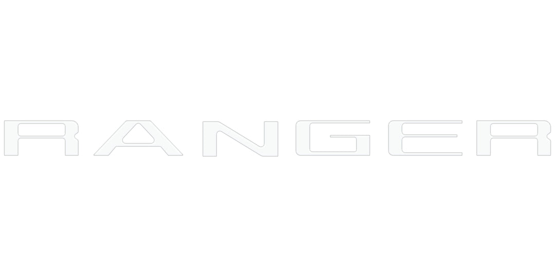 Tailgate Letter Inserts Fits 2019-2023 Ford Ranger