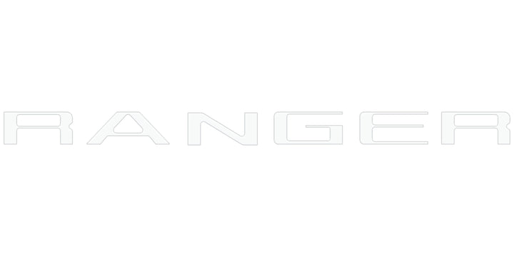Tailgate Letter Inserts Fits 2019-2023 Ford Ranger
