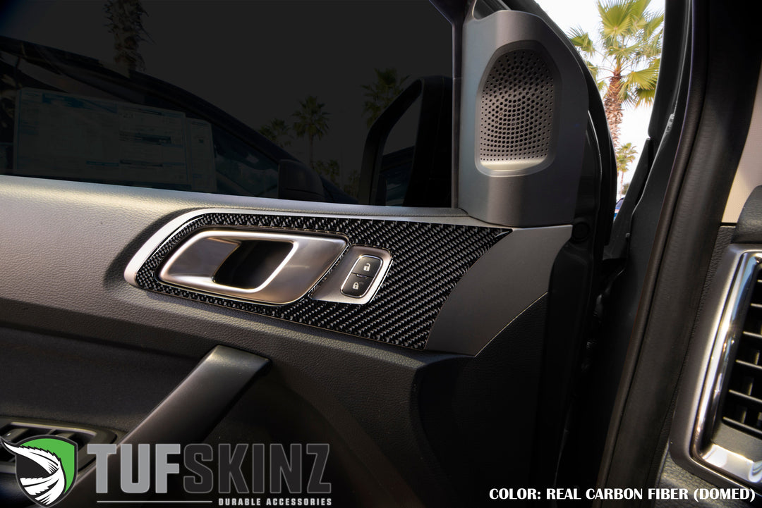 Door Handle Surround Accent Overlays Fits 2019-2023 Ford Ranger SuperCrew