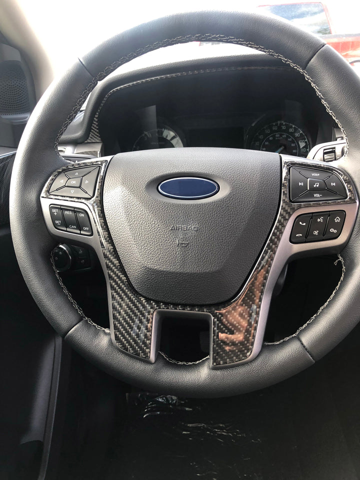 Steering Wheel Accent Overlay Fits 2019-2023 Ford Ranger