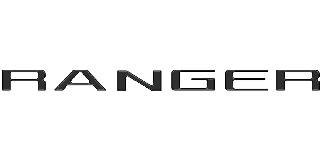 Tailgate Letter Inserts Fits 2019-2023 Ford Ranger