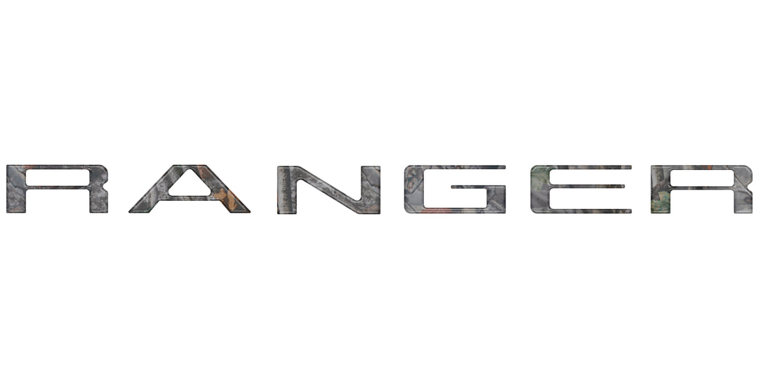 Tailgate Letter Inserts Fits 2024-2025 Ford Ranger