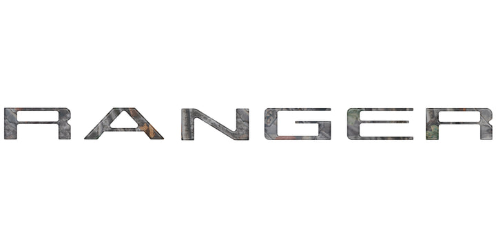 Tailgate Letter Inserts Fits 2024-2025 Ford Ranger
