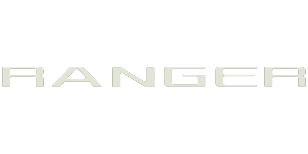 Tailgate Letter Inserts Fits 2024-2025 Ford Ranger