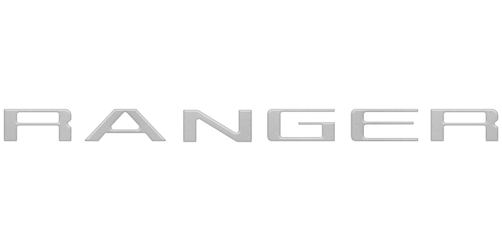 Tailgate Letter Inserts Fits 2024-2025 Ford Ranger
