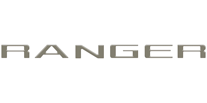 Tailgate Letter Inserts Fits 2024-2025 Ford Ranger