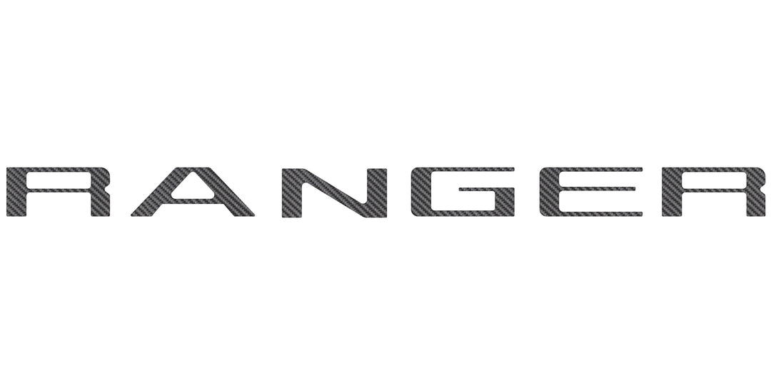 Tailgate Letter Inserts Fits 2024-2025 Ford Ranger