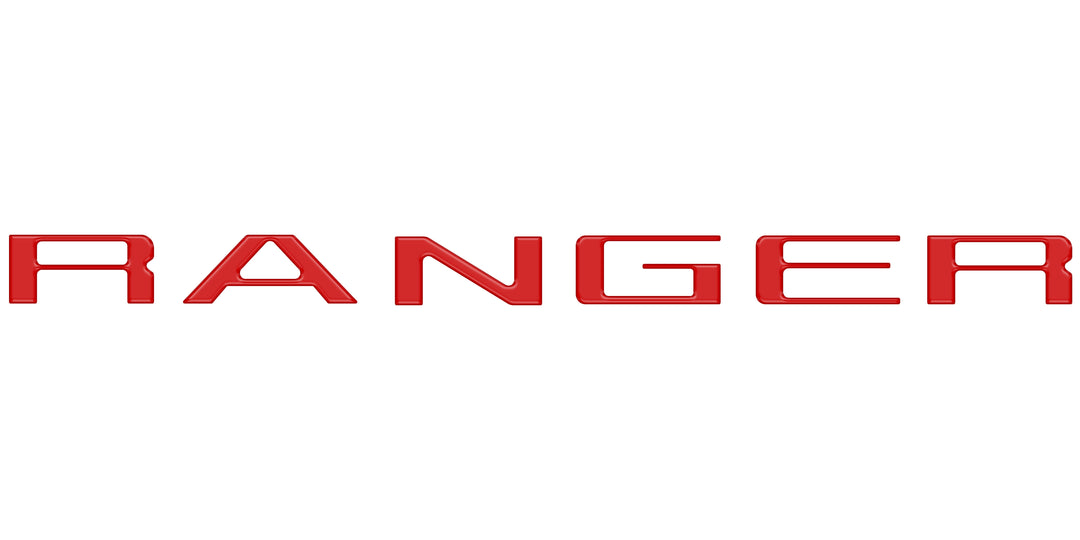 Tailgate Letter Inserts Fits 2024-2025 Ford Ranger
