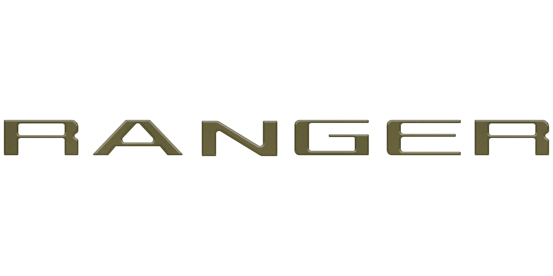 Tailgate Letter Inserts Fits 2024-2025 Ford Ranger