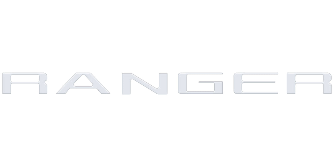 Tailgate Letter Inserts Fits 2024-2025 Ford Ranger