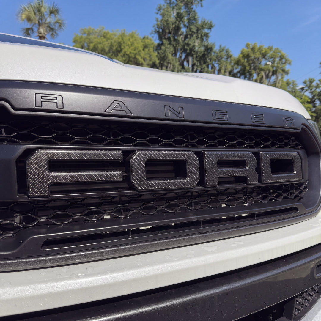 Ford Performance Grille Letter Overlays Fits 2019-2023 Ford Ranger