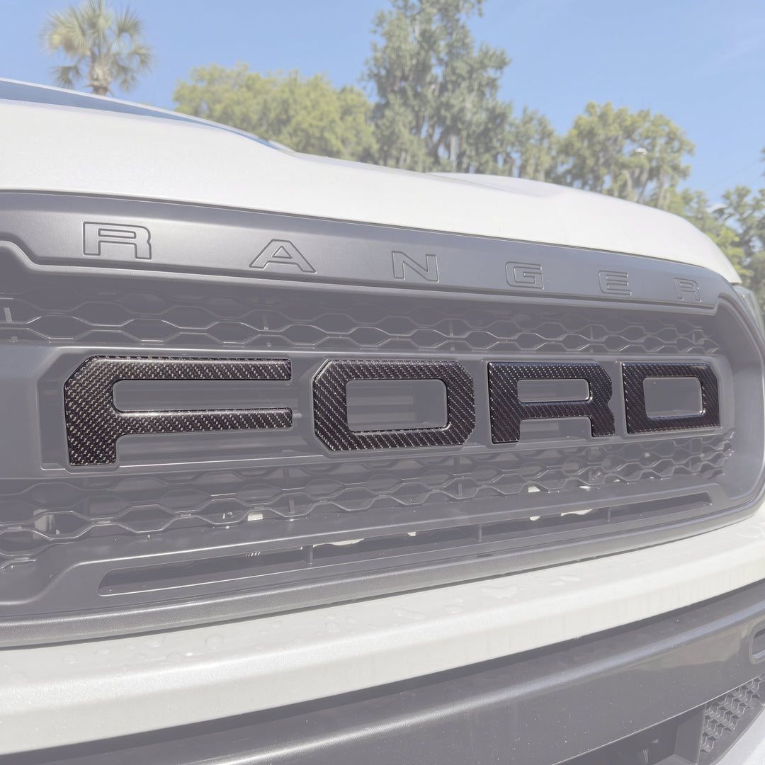 Ford Performance Grille Letter Overlays Fits 2019-2023 Ford Ranger