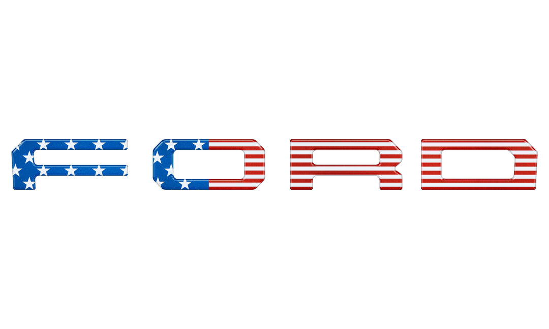 Grille Letter Overlays Fits 2019-2023 Ford Ranger