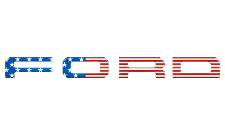 Grille Letter Overlays Fits 2019-2023 Ford Ranger