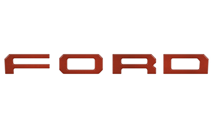 Grille Letter Overlays Fits 2019-2023 Ford Ranger
