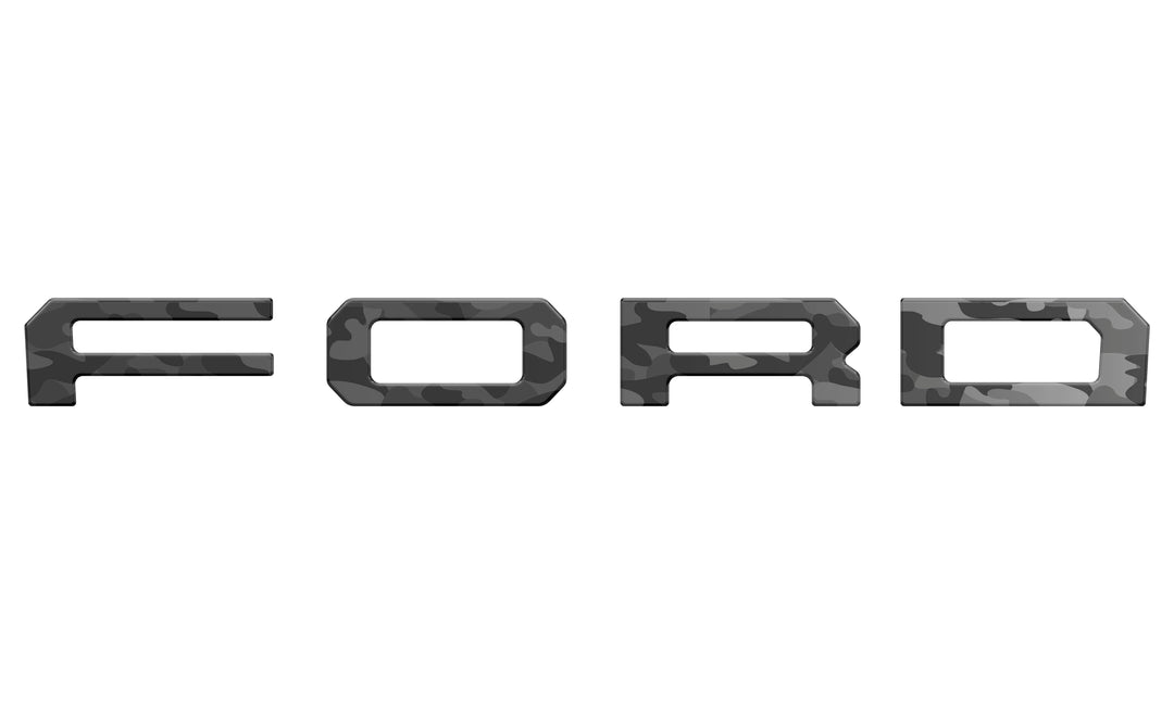 Grille Letter Overlays Fits 2019-2023 Ford Ranger