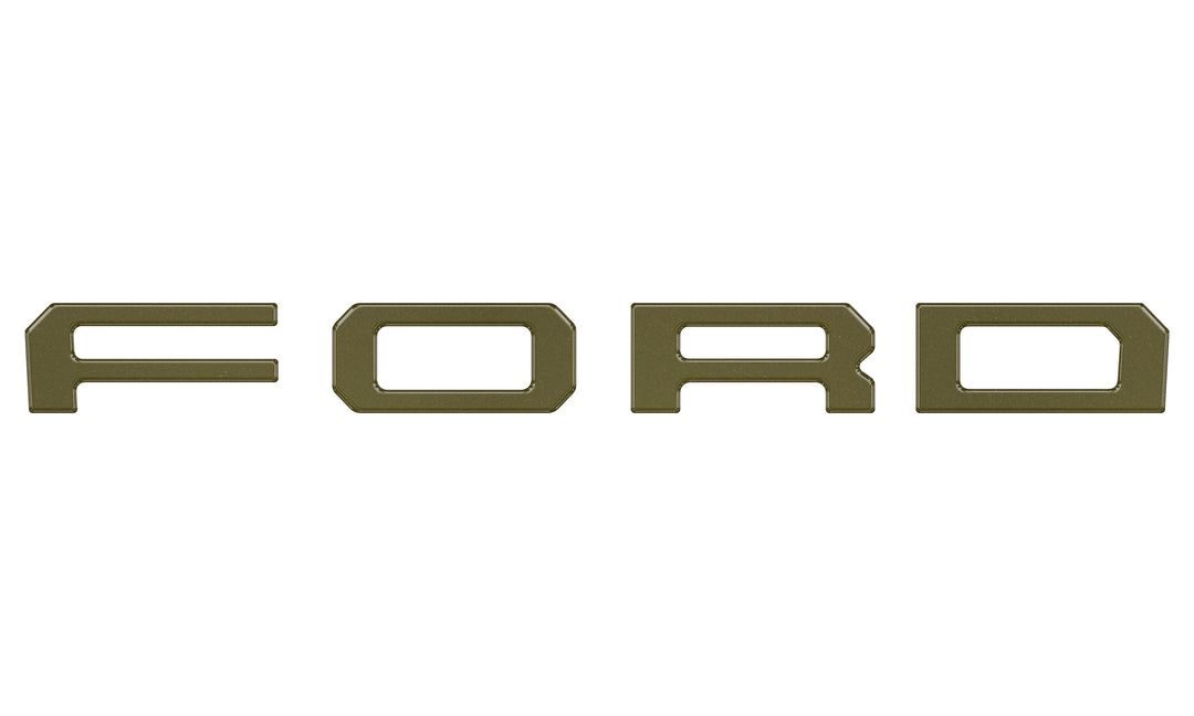 Grille Letter Overlays Fits 2019-2023 Ford Ranger