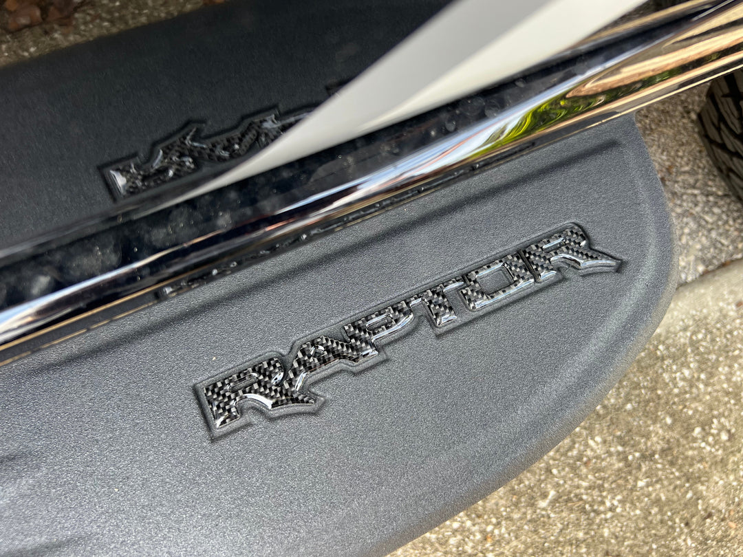 Raptor Running Board Emblem Overlays Fits 2024-2025 Ford Ranger Raptor