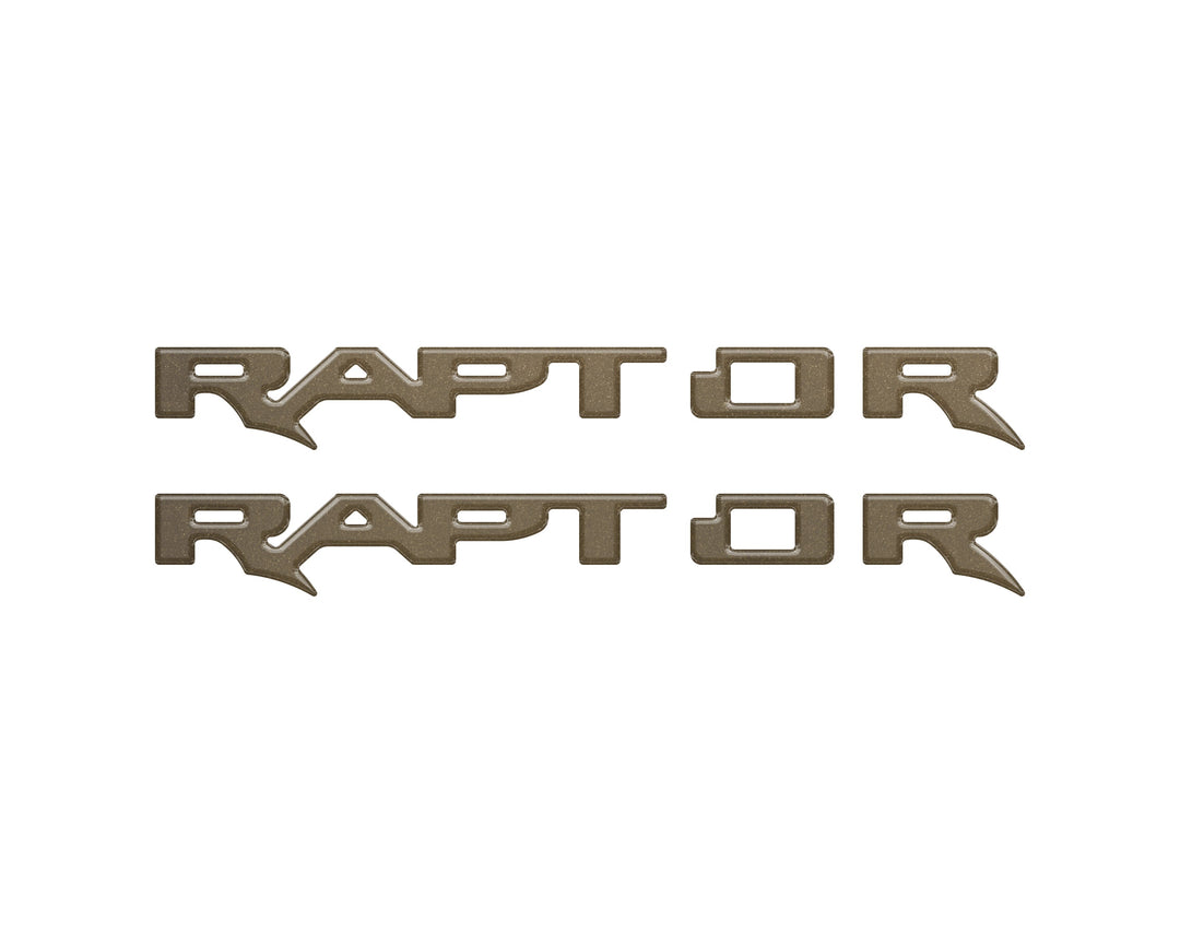 Raptor Running Board Emblem Overlays Fits 2024-2025 Ford Ranger Raptor
