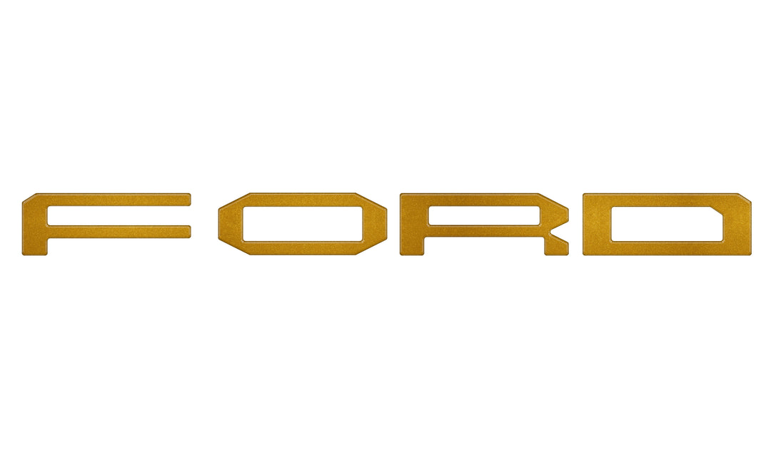 Grille Letter Overlays Fits 2024-2025 Ford Ranger Raptor