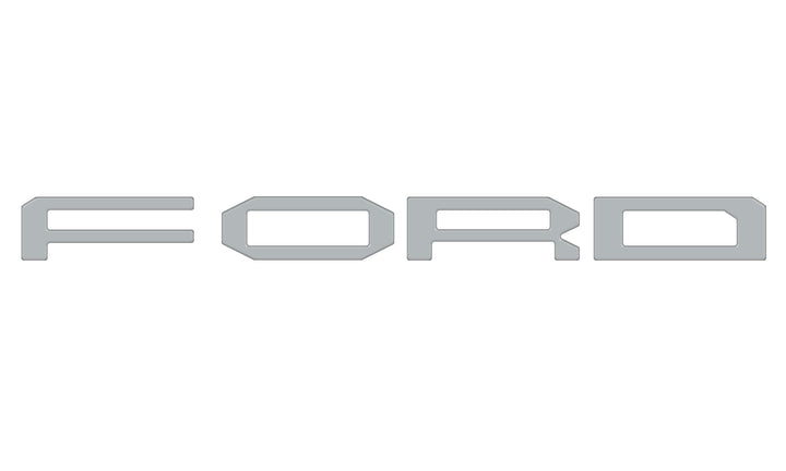 Grille Letter Overlays Fits 2024-2026 Ford Ranger Raptor