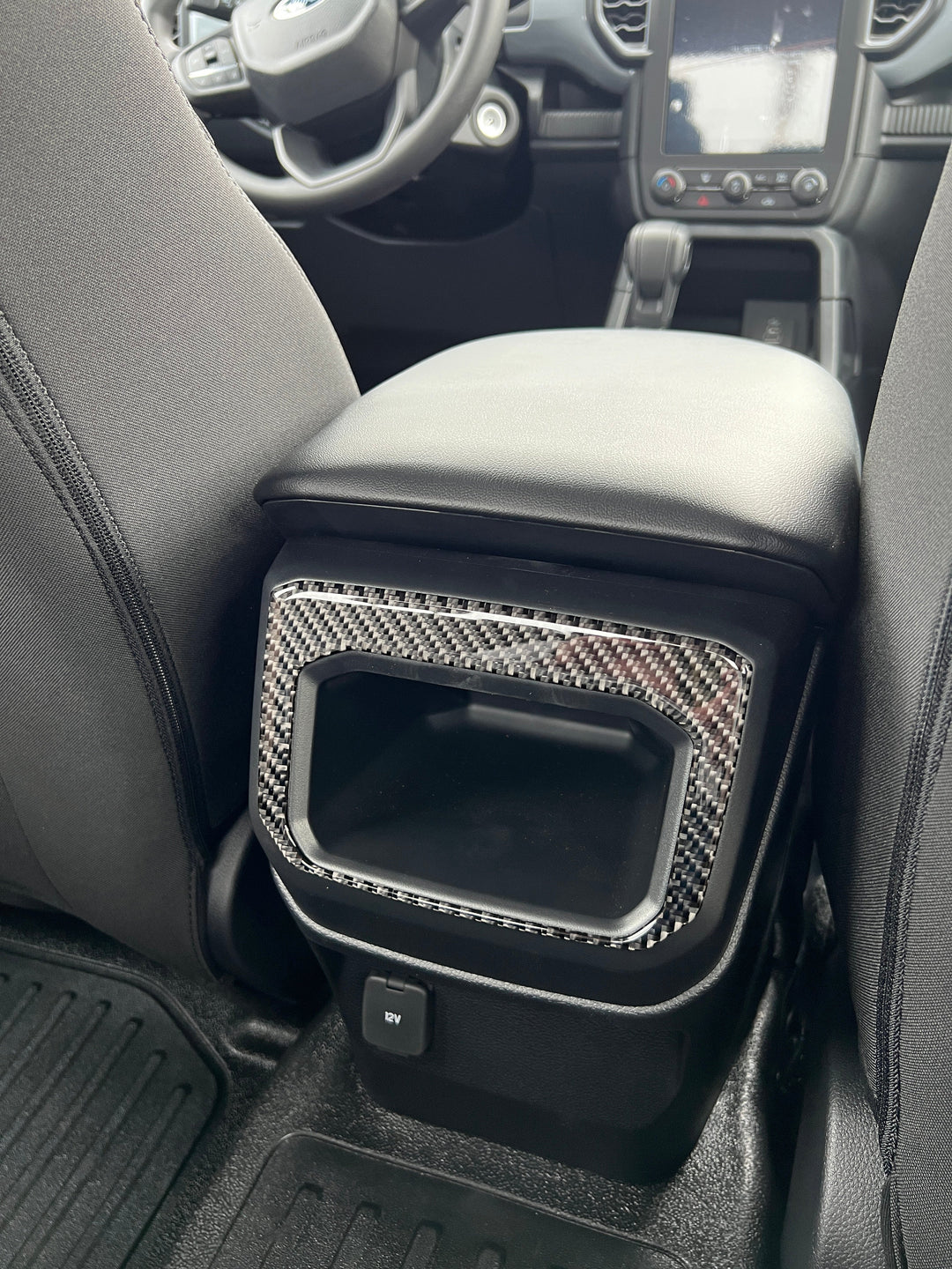 Rear Center Console Accent Trim Fits 2024-2025 Ford Ranger