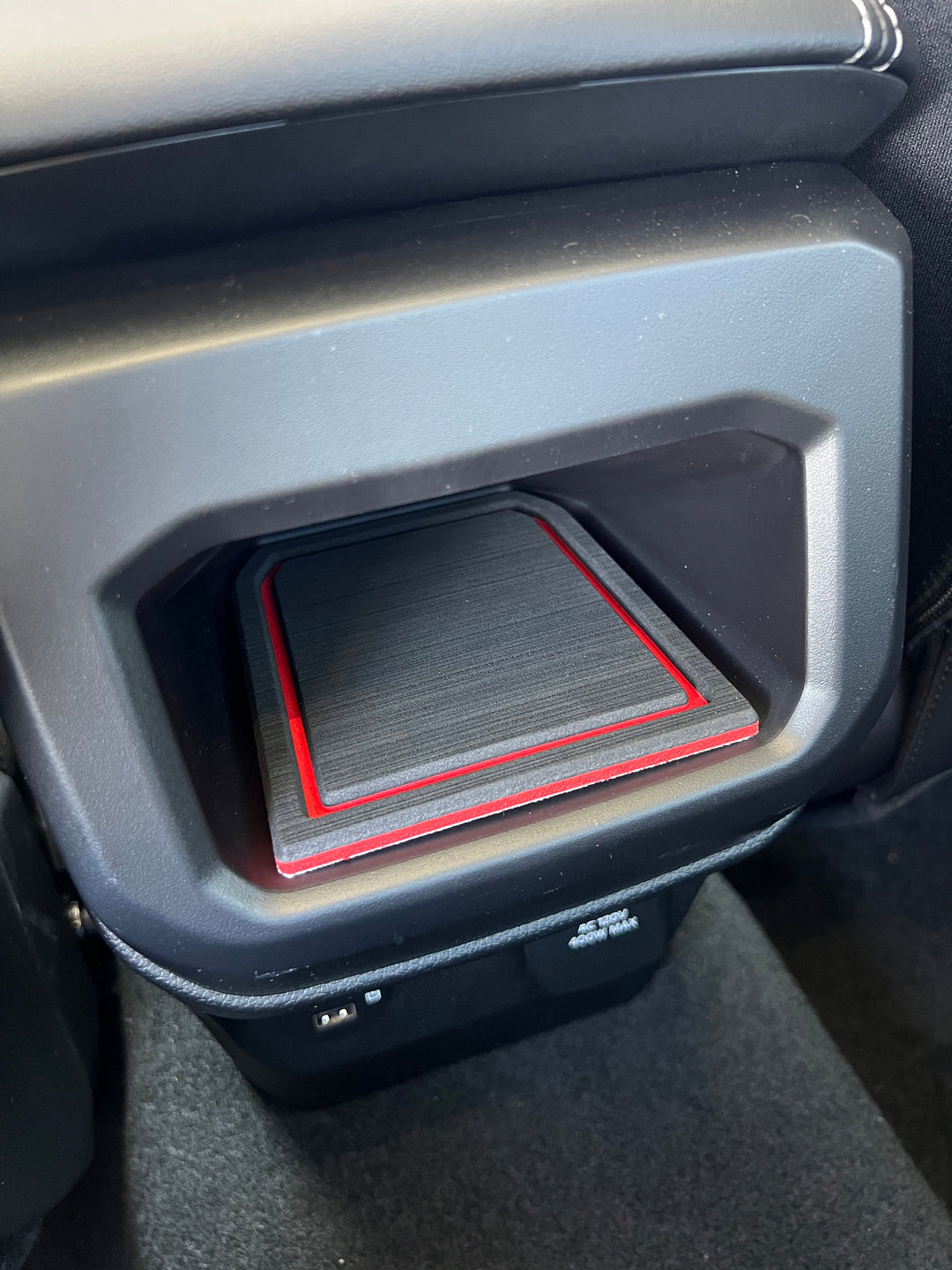 Center Console Rear Cubby Foam Inserts Fits 2024-2025 Ford Ranger