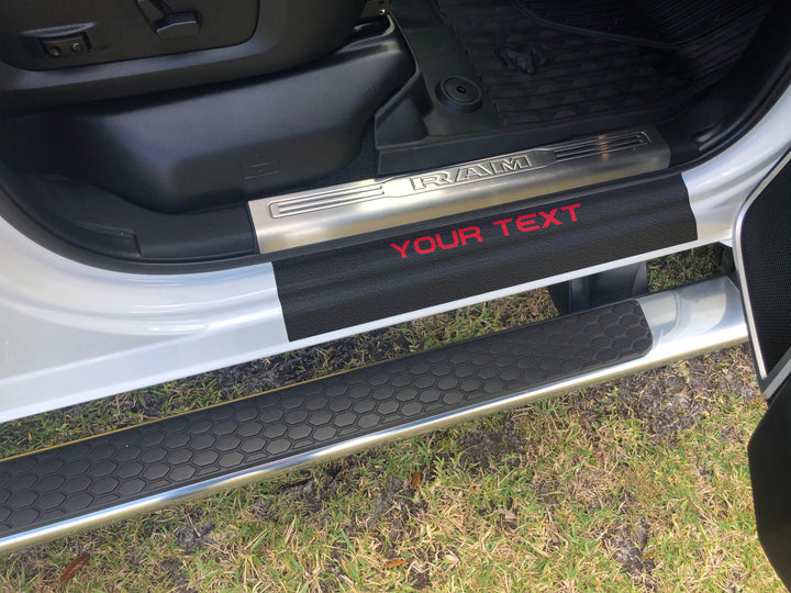 Door Sill Protection Overlays Fits 2019-2025 Ram 2500