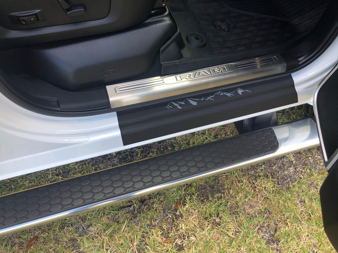 Door Sill Protection Overlays Fits 2019-2025 Ram 2500