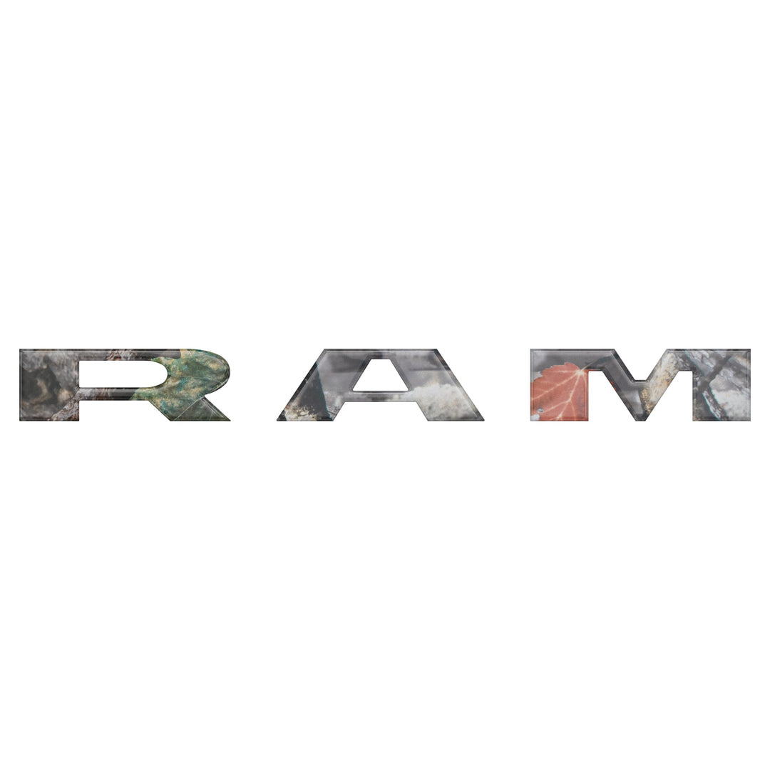 Grille Letter Overlays Fits 2025-2026 Ram 1500/2500/3500