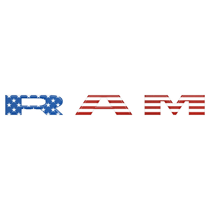 Grille Letter Overlays Fits 2025-2026 Ram 1500/2500/3500