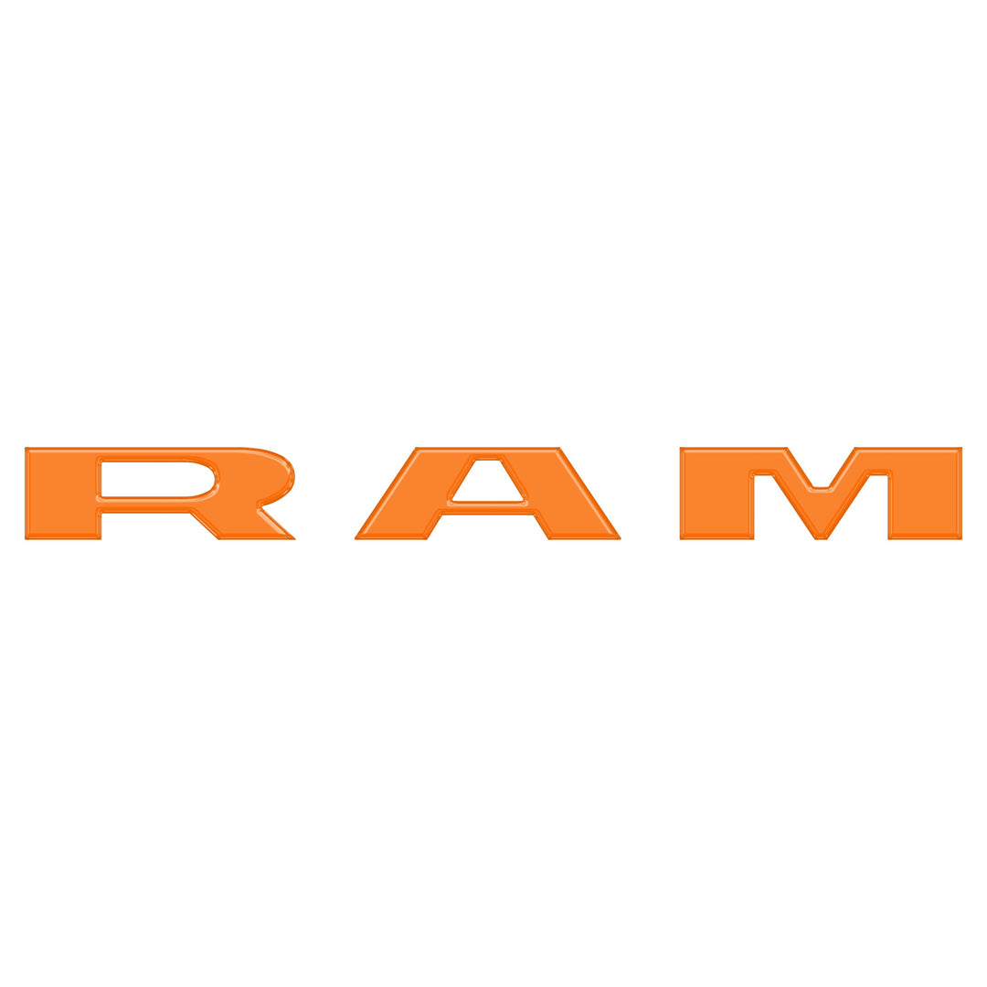 Grille Letter Overlays Fits 2025-2026 Ram 1500/2500/3500