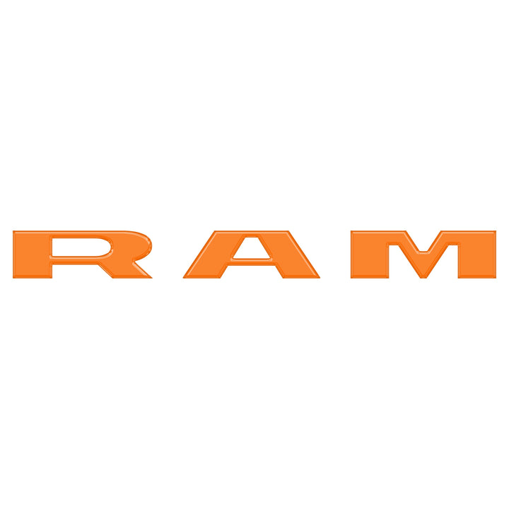Grille Letter Overlays Fits 2025-2026 Ram 1500/2500/3500