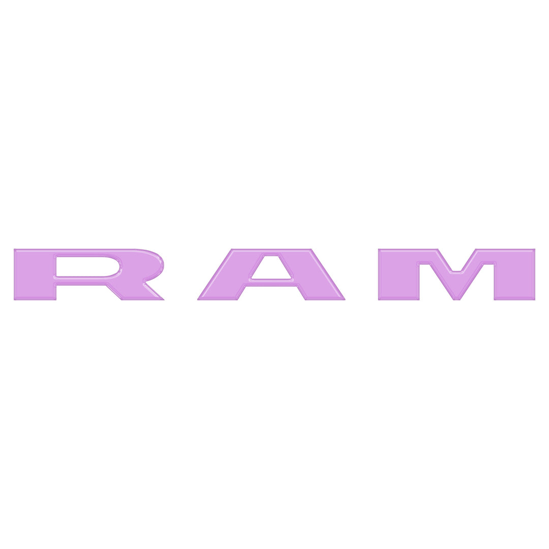 Grille Letter Overlays Fits 2025-2026 Ram 1500/2500/3500