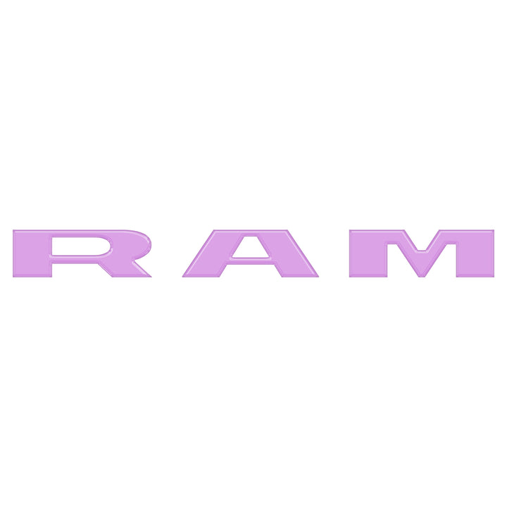 Grille Letter Overlays Fits 2025-2026 Ram 1500/2500/3500
