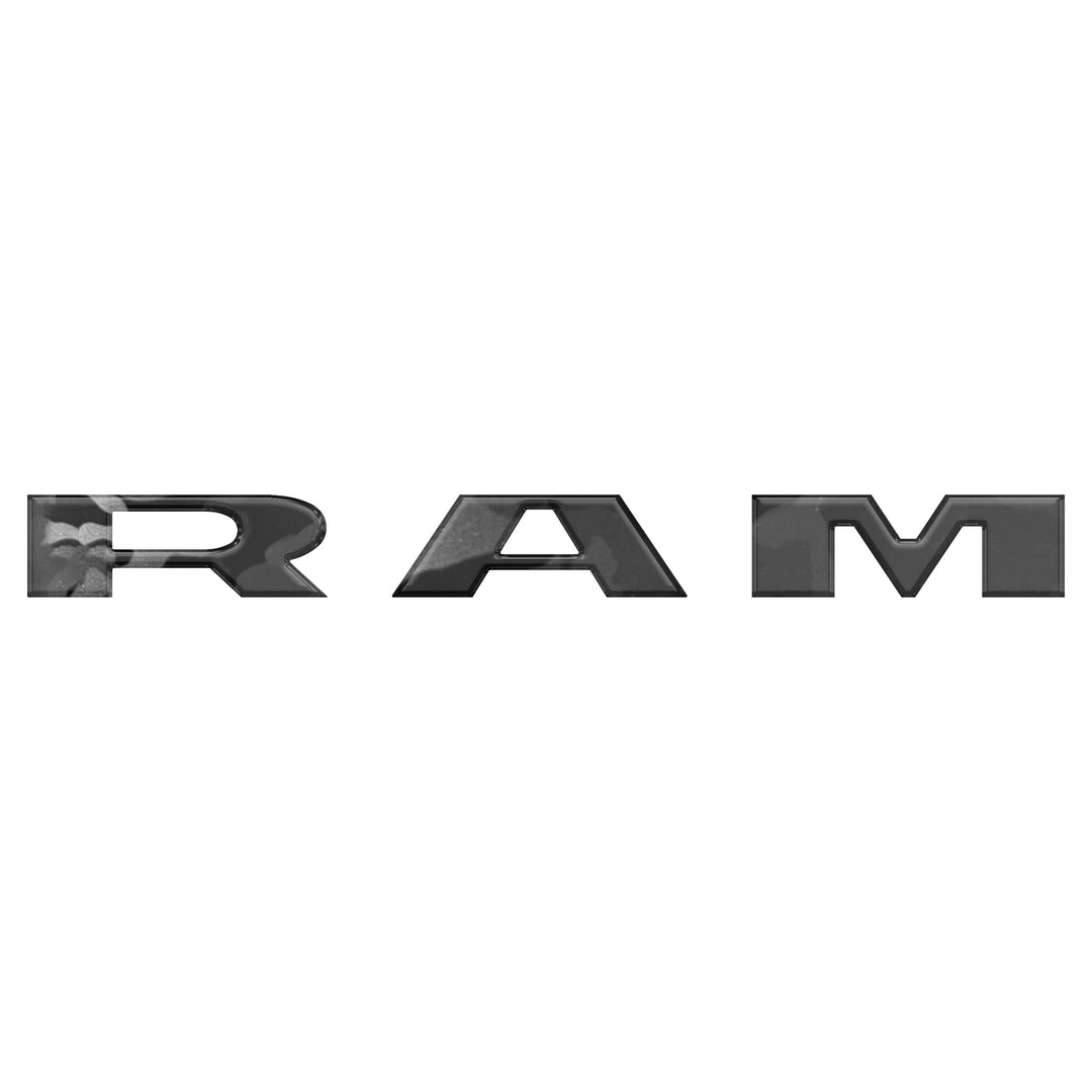 Grille Letter Overlays Fits 2025-2026 Ram 1500/2500/3500