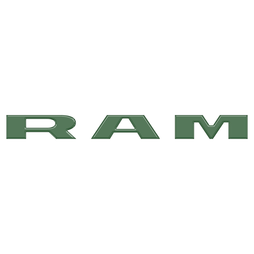 Grille Letter Overlays Fits 2025-2026 Ram 1500/2500/3500