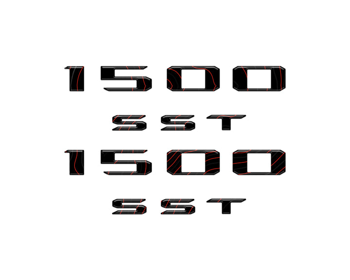 Hood Letter Overlays Fits 2025-2026 Ram 1500