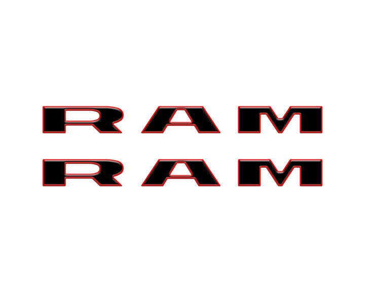 Front Door Emblem Overlays Fits 2025-2026 Ram 1500/2500/3500