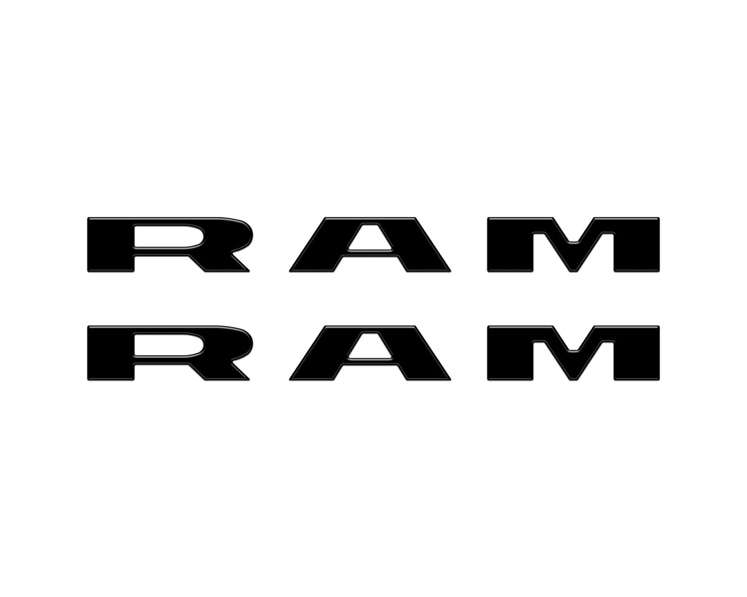 Front Door Emblem Overlays Fits 2025-2026 Ram 1500/2500/3500