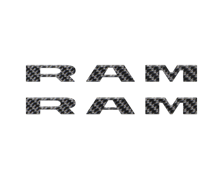 Front Door Emblem Overlays Fits 2025-2026 Ram 1500/2500/3500