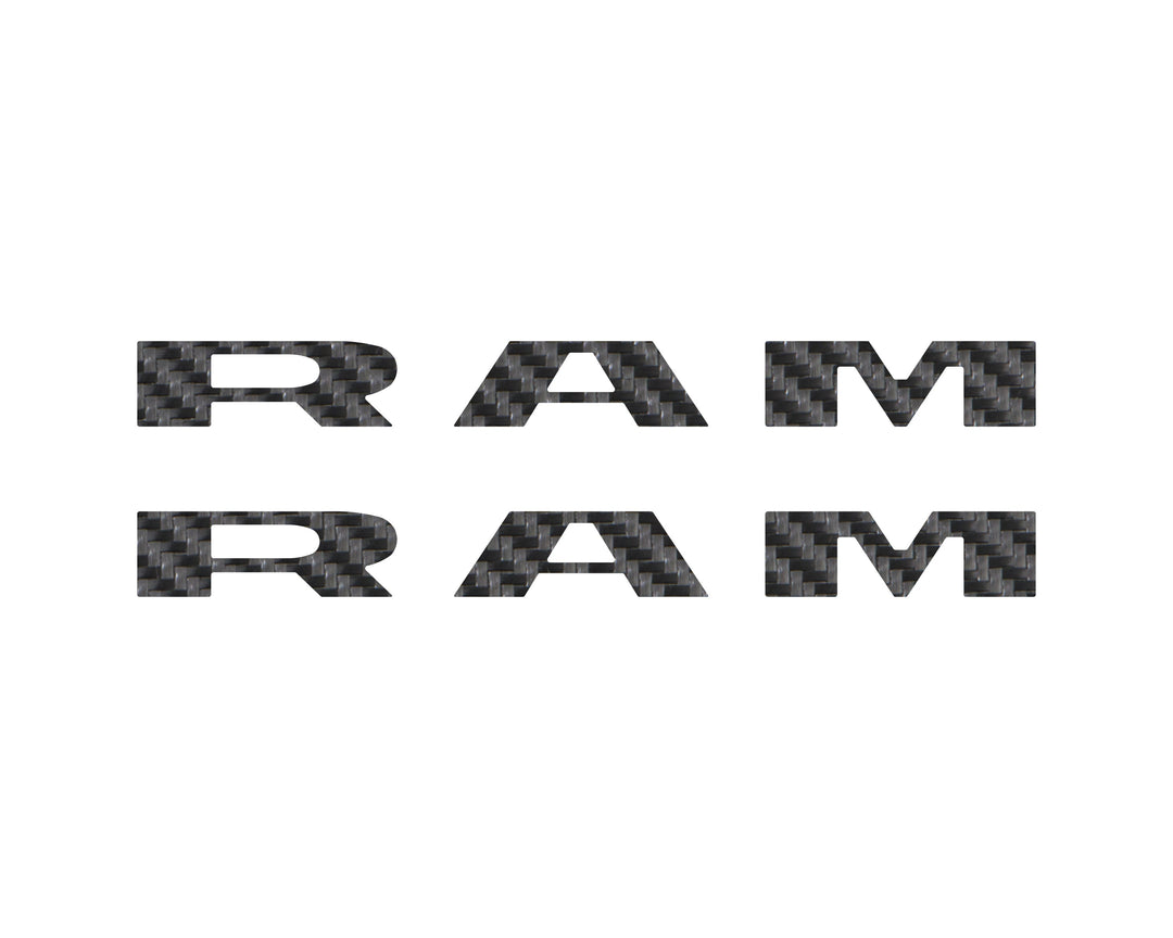 Front Door Emblem Overlays Fits 2025-2026 Ram 1500/2500/3500